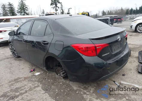2017 Toyota Corolla Xse z USA, uszkodzony, nr VIN 2T1BURHE4HC938604